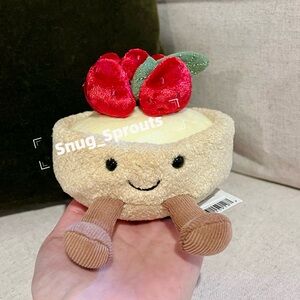 AUTHENTIC‼️ Jellycat Amusables Paris Patisserie Fleurette Tarte Aux Frai…